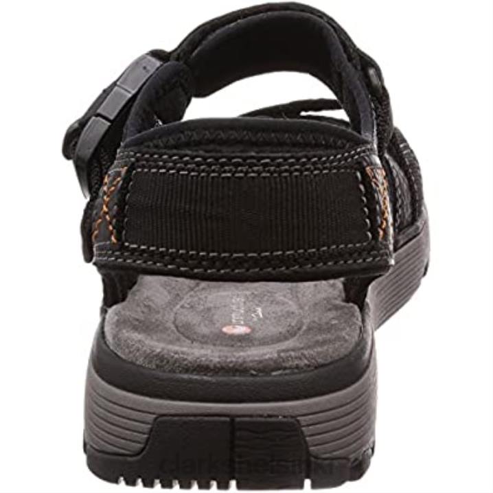clarks miesten un trek osa sling back sandaalit musta Clarks miehet 2DHN2458 musta nahka