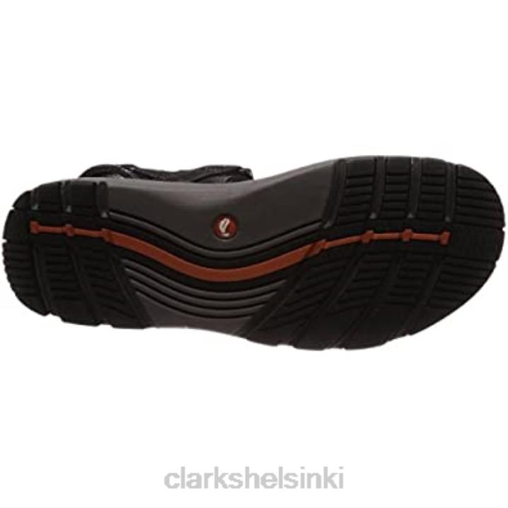 clarks miesten un trek osa sling back sandaalit musta Clarks miehet 2DHN2458 musta nahka