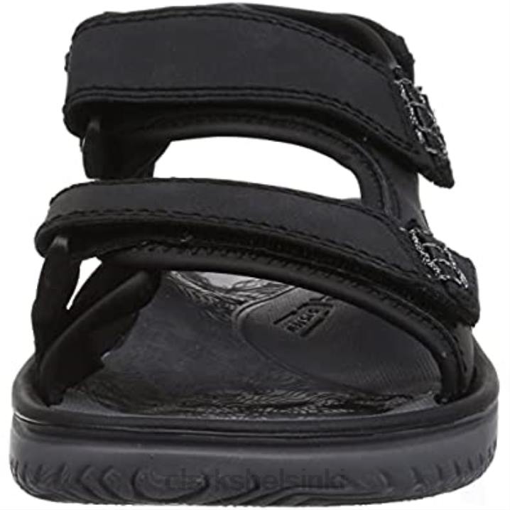 clarks musta miesten wesley bay sandaali Clarks miehet 2DHN273 musta