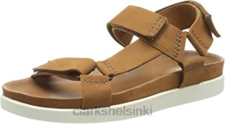 clarks tan nubuck miesten sandaalit Clarks miehet 2DHN1641 rusketus nubukki