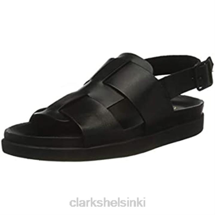 clarksin mustat miesten sandaalit Clarks miehet 2DHN833 musta nahka