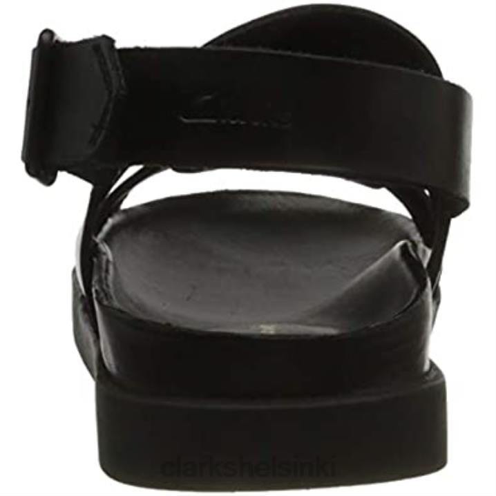 clarksin mustat miesten sandaalit Clarks miehet 2DHN833 musta nahka