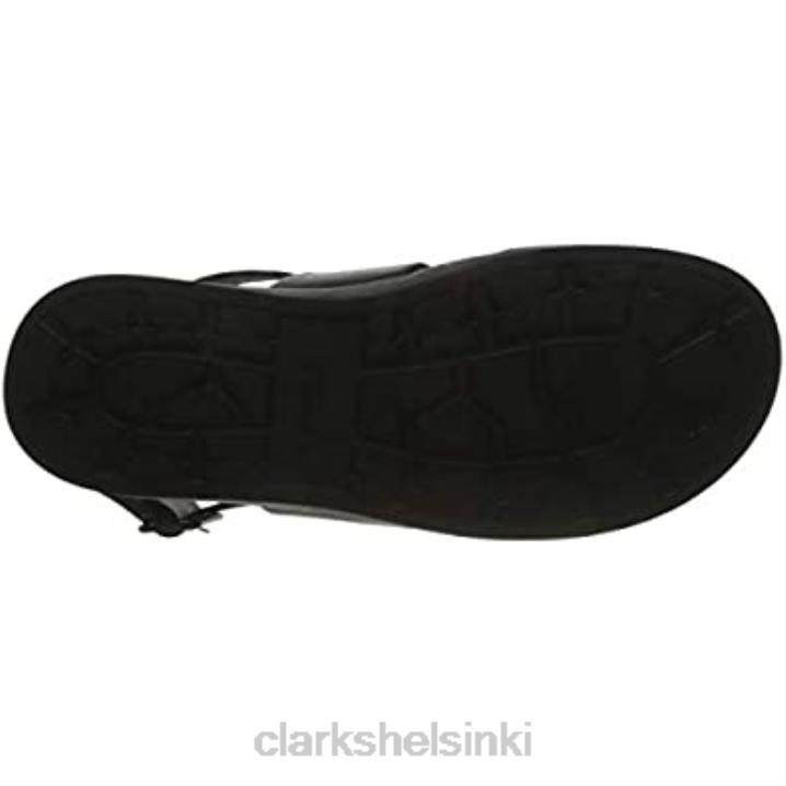 clarksin mustat miesten sandaalit Clarks miehet 2DHN833 musta nahka