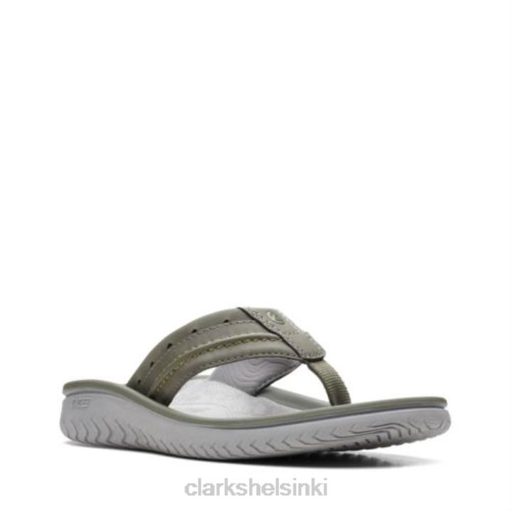 oliivi clarks wesley post Clarks miehet 2DHN4416 oliivi