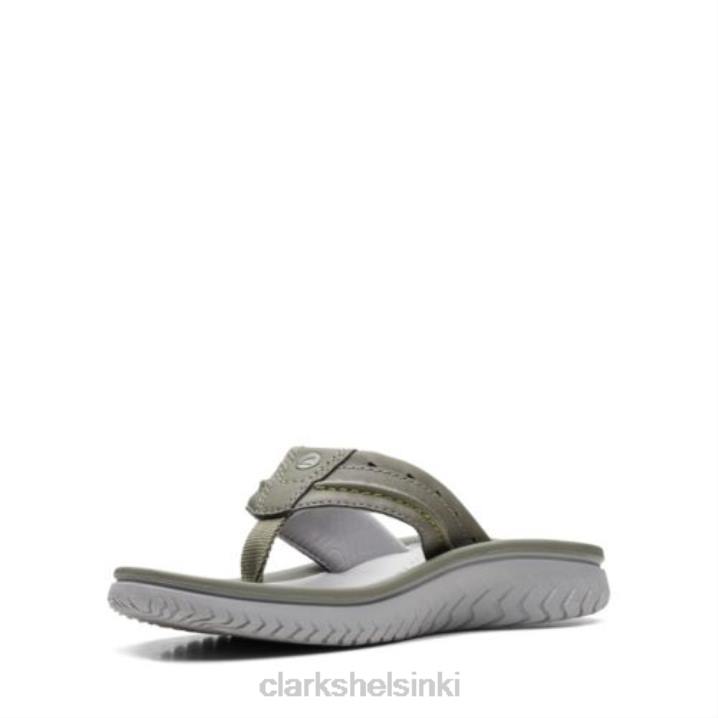 oliivi clarks wesley post Clarks miehet 2DHN4416 oliivi