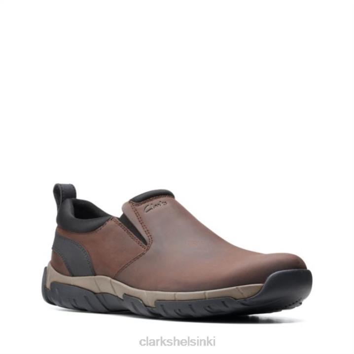 clarks grove step brown nahka ruskea nahka Clarks miehet 2DHN6738 ruskeaa nahkaa