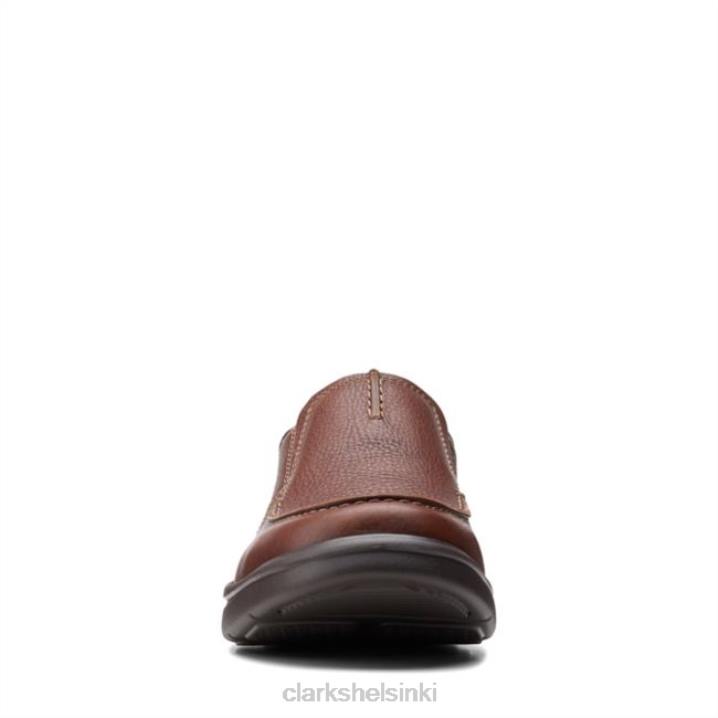 tan tumbled clarks bradley free tan tumbled Clarks miehet 2DHN6760 rusketus romahti