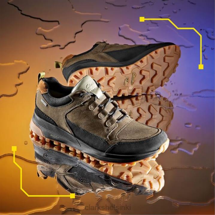 tumma oliivin yhdistelmä clarks atl trek lo gore-tex tumma oliivi combi Clarks miehet 2DHN5496 tumma oliivin yhdistelmä