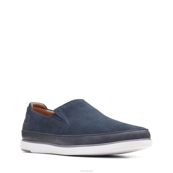 bratton step clarks navy Clarks miehet 2DHN3661 laivasto