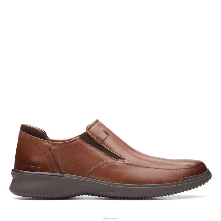 clarks donaway step tummanruskea nahka Clarks miehet 2DHN3466 tummanruskea nahka