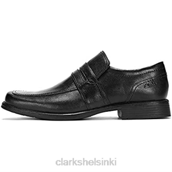miesten muodollinen slip on kengät huckley work musta clarks Clarks miehet 2DHN814 musta