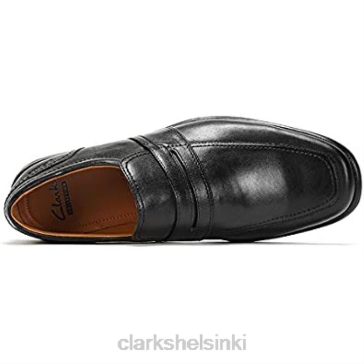 miesten muodollinen slip on kengät huckley work musta clarks Clarks miehet 2DHN814 musta