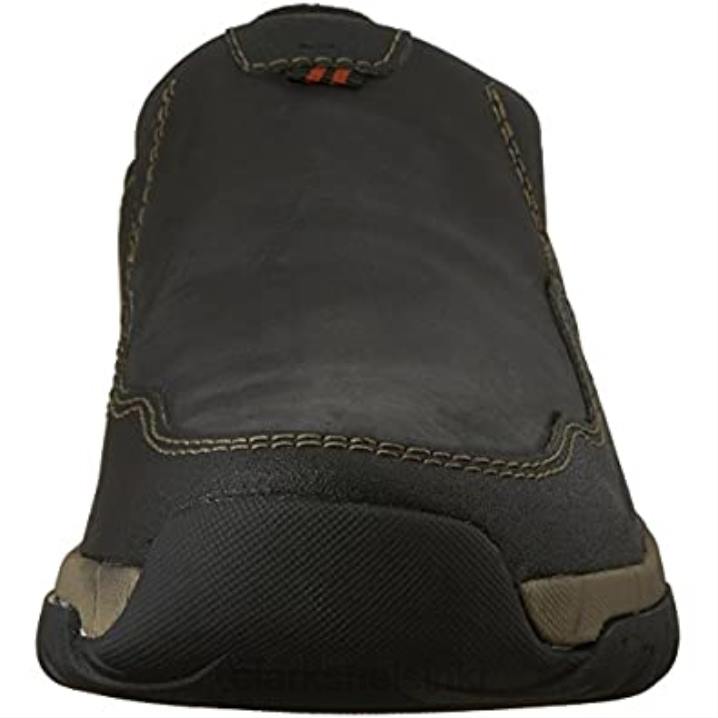 miesten wallbeck-tyylinen slip-on loafer clarks mustaa nahkaa Clarks miehet 2DHN2967 musta nahka