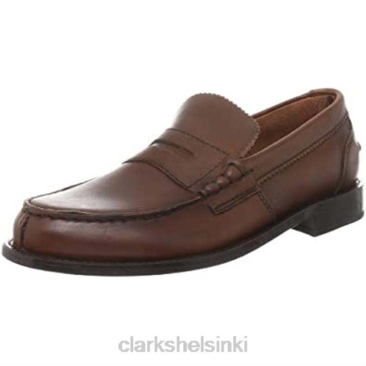 clarks beary loafer tohveli miesten ruskea braun (keskiruskea lea) Clarks miehet 2DHN1187