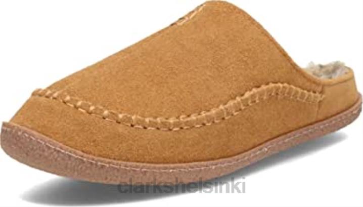 miesten sherpavuorattu sisä- ja ulkotilojen talotossut clarks cinnamon Clarks miehet 2DHN533 kaneli