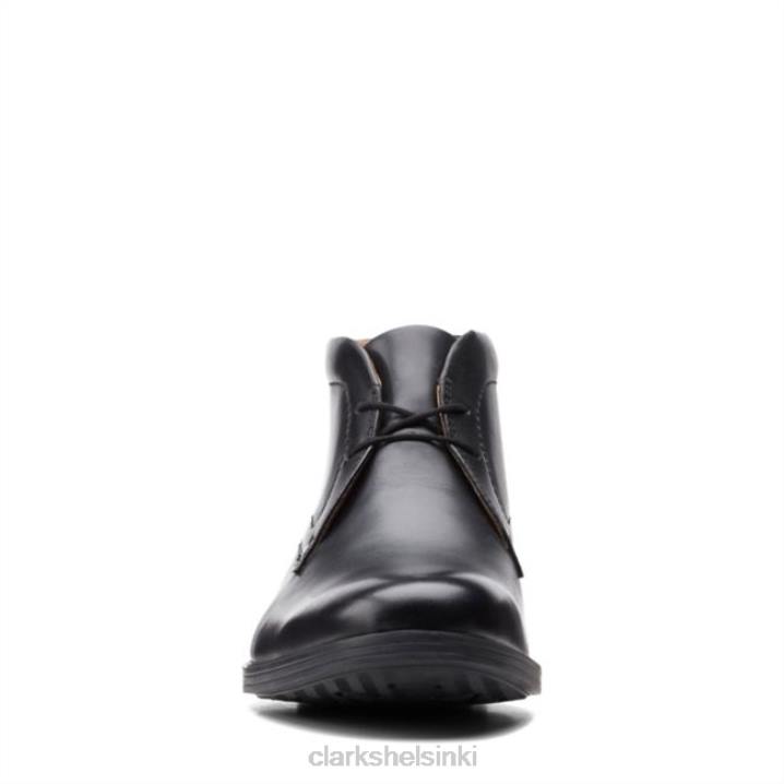 black clarks whiddon mid black Clarks miehet 2DHN6736 musta