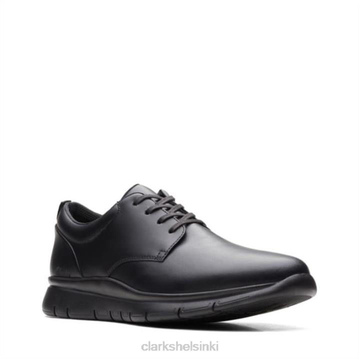 clarks musta nahka lt solmio musta nahka Clarks miehet 2DHN5489 musta nahka