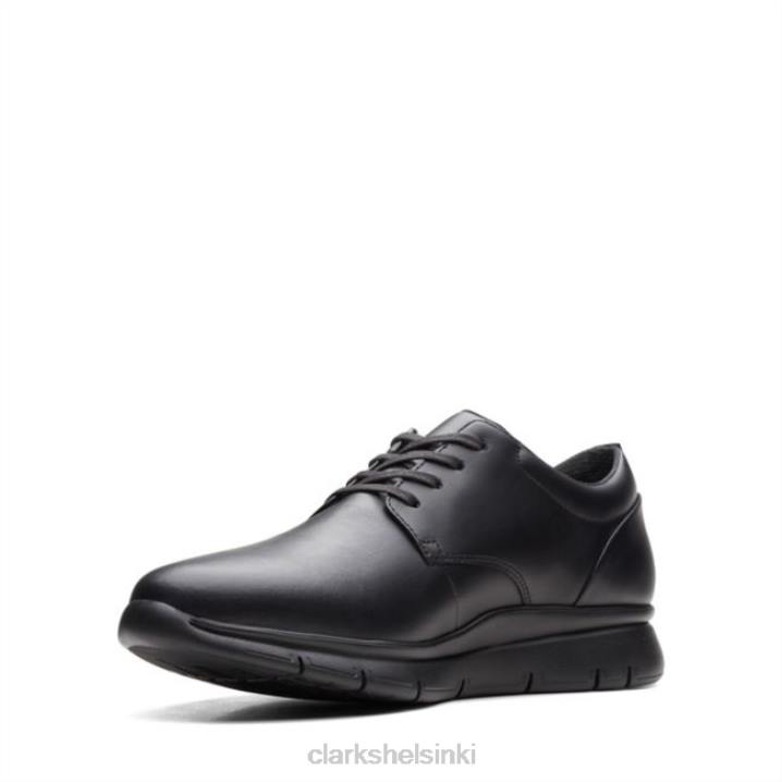 clarks musta nahka lt solmio musta nahka Clarks miehet 2DHN5489 musta nahka