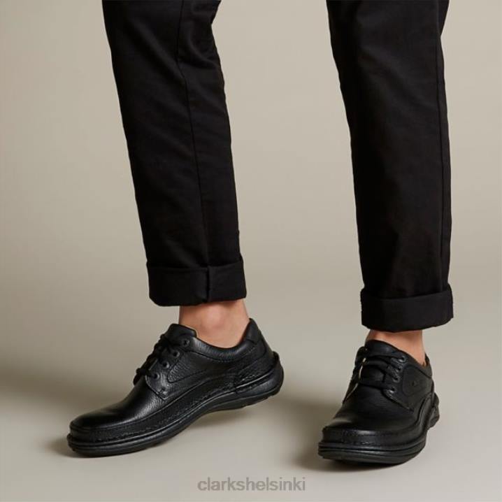 luonto kolme mustaa nahkaa musta nahka clarks Clarks miehet 2DHN5510 musta nahka