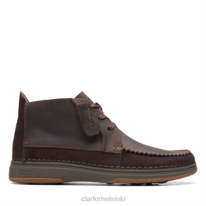 nature 5 mid dark brown combi clarks tummanruskea combi Clarks miehet 2DHN6693 tummanruskea yhdistelmä