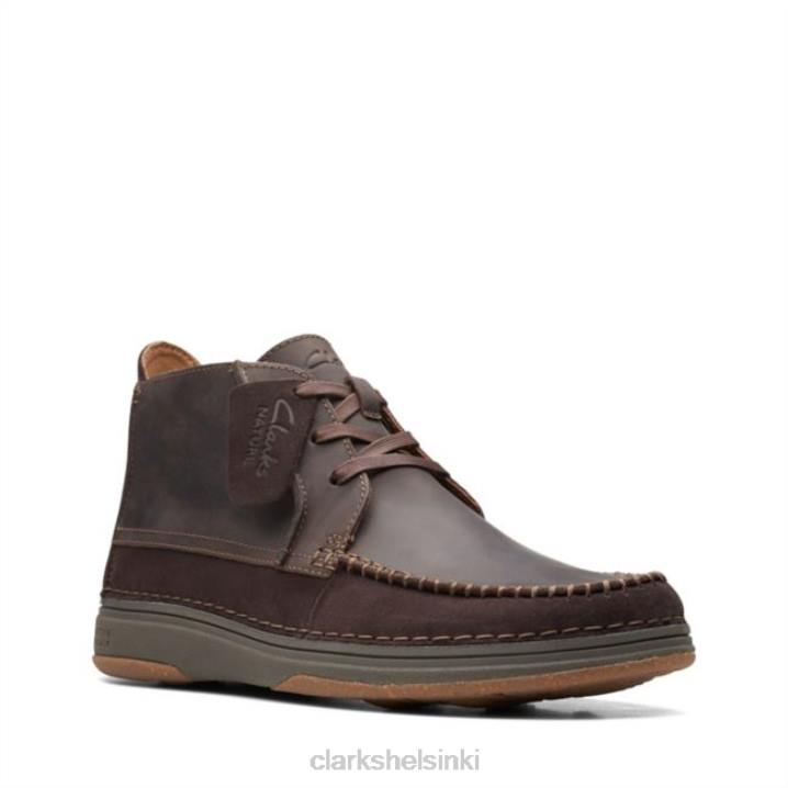nature 5 mid dark brown combi clarks tummanruskea combi Clarks miehet 2DHN6693 tummanruskea yhdistelmä