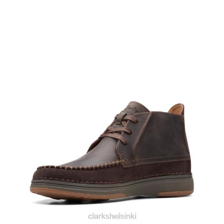 nature 5 mid dark brown combi clarks tummanruskea combi Clarks miehet 2DHN6693 tummanruskea yhdistelmä