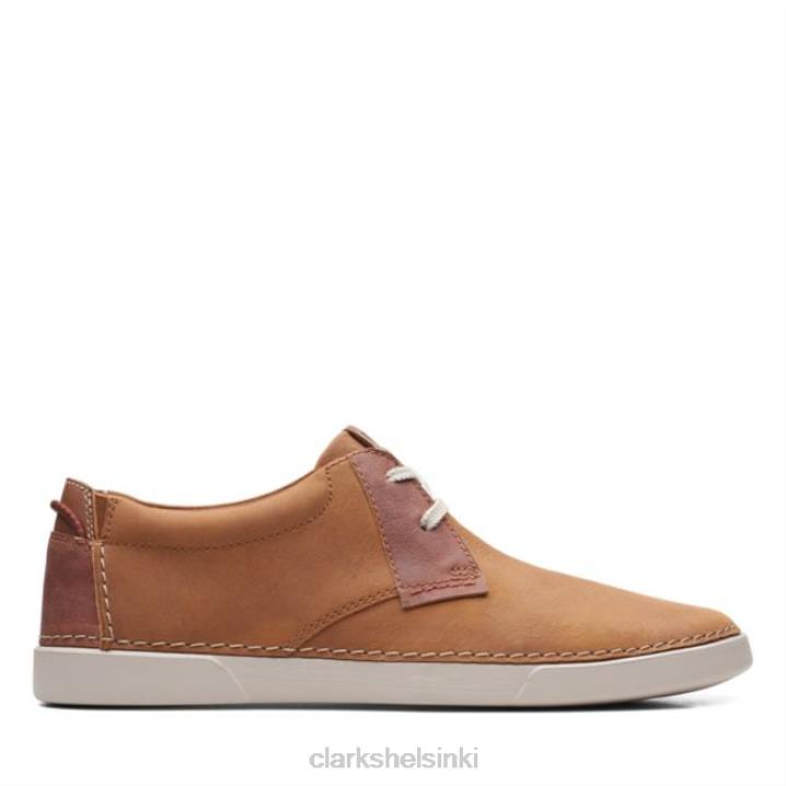 tan nahka clarks gereld matalaruskea nahka Clarks miehet 2DHN6803 ruskea nahka