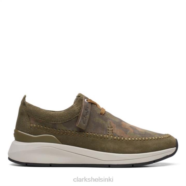 tumma oliivi combi clarks coast lite weave Clarks miehet 2DHN6579 tumma oliivin yhdistelmä