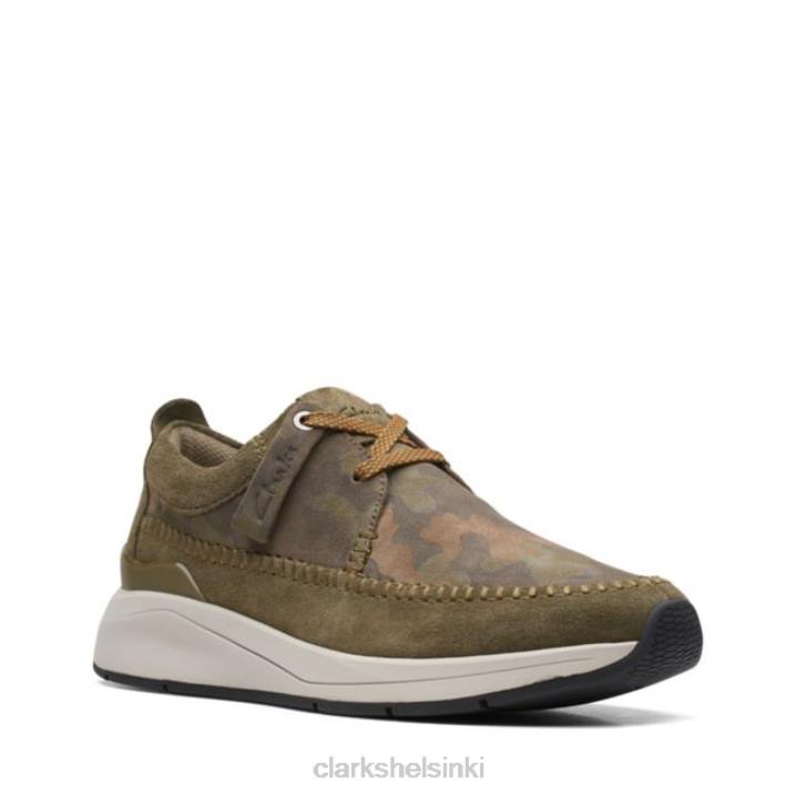 tumma oliivi combi clarks coast lite weave Clarks miehet 2DHN6579 tumma oliivin yhdistelmä