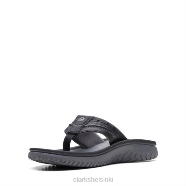 wesley post black clarks musta Clarks miehet 2DHN6799 musta