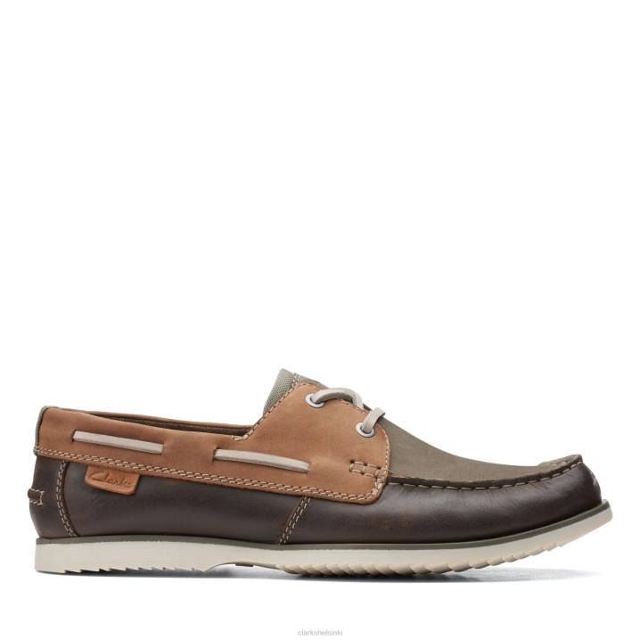 tumma rusketus keskipäivän pitsiä Clarks miehet 2DHN3748 tumma rusketus