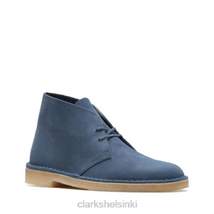 clarks blue desert boot Clarks miehet 2DHN4377 sininen