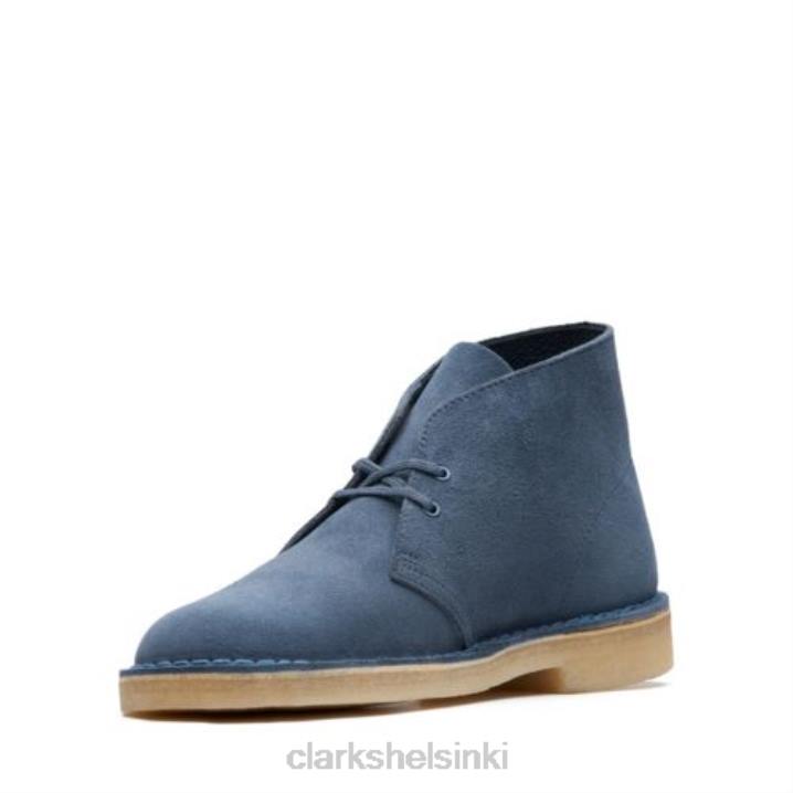 clarks blue desert boot Clarks miehet 2DHN4377 sininen