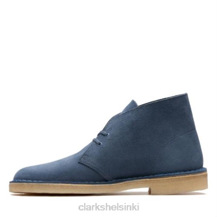 clarks blue desert boot Clarks miehet 2DHN4377 sininen