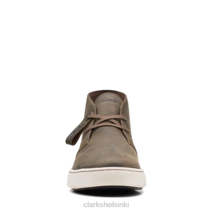 clarks oliivi nahka court lite desert boot oliivi nahkaa Clarks miehet 2DHN5689 oliivi nahkaa