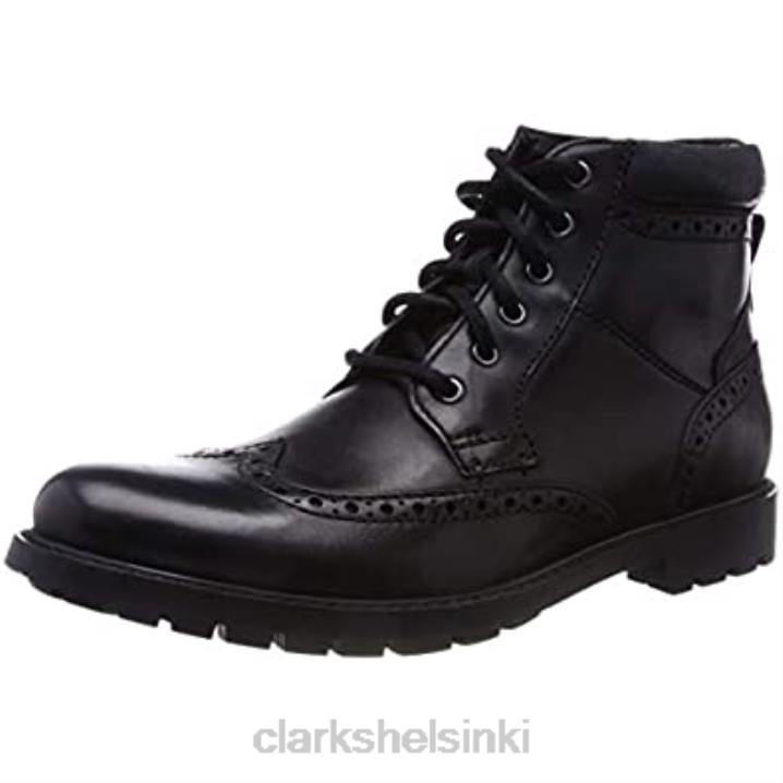 miesten curington rose chelsea saappaat clarks musta Clarks miehet 2DHN1221 musta blk sileä lea