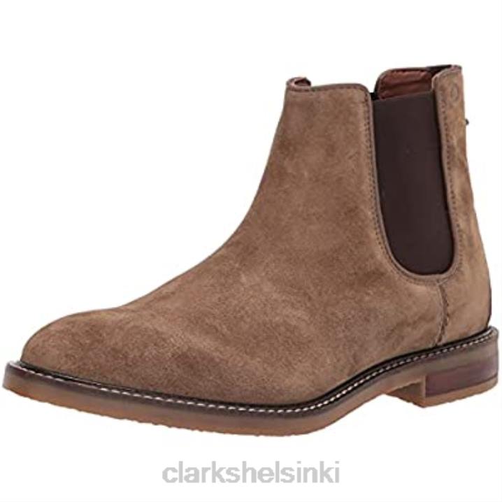 miesten jaxen chelsea boot taupe mokkanahka clarks Clarks miehet 2DHN2950 taupe mokka