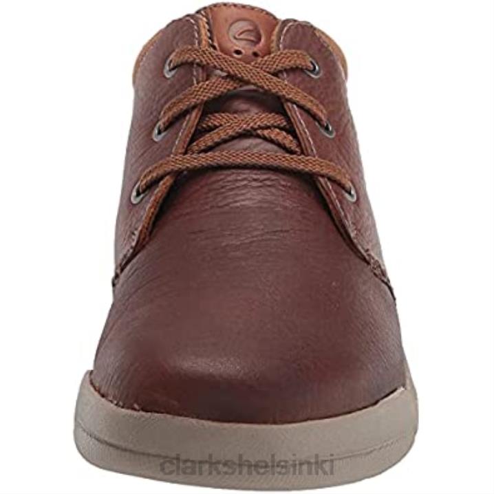 clarks miesten driftway mid chukka boot tummanruskea nahka Clarks miehet 2DHN2898