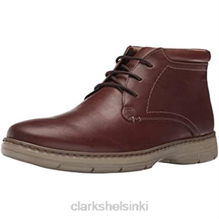 clarks ruskea miesten watt mid chukka saappaat Clarks miehet 2DHN2305 ruskea