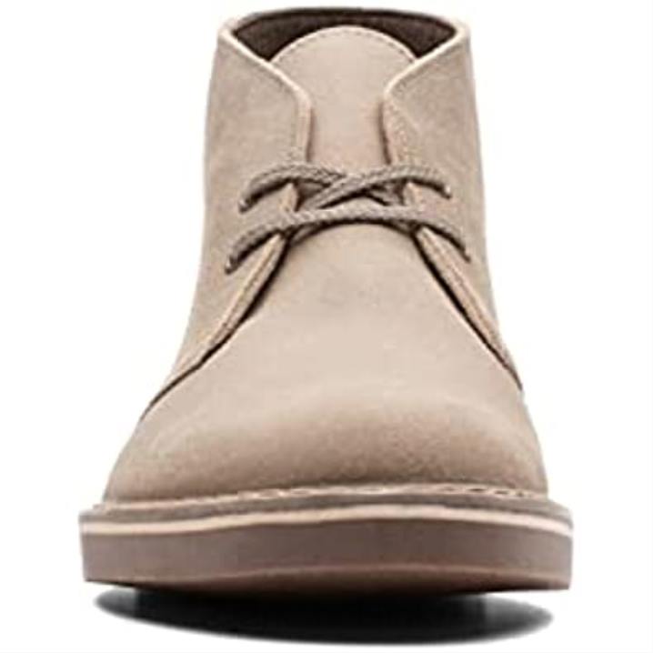 clarks taupe distressed mokkanahka miesten bushacre 2 chukka saappaat Clarks miehet 2DHN2601 taupe distressed mokka
