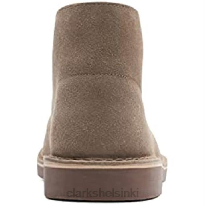 clarks taupe distressed mokkanahka miesten bushacre 2 chukka saappaat Clarks miehet 2DHN2601 taupe distressed mokka