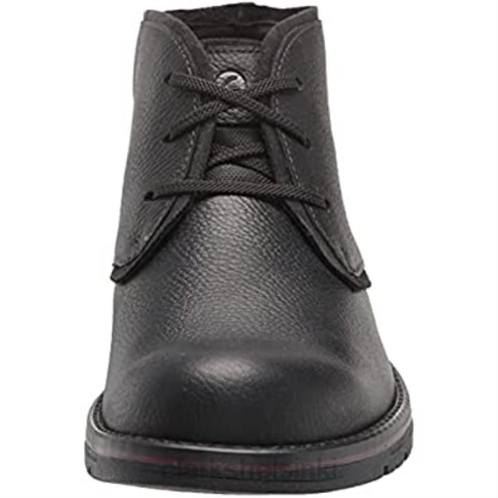 miesten morris peak vedenpitävä chukka saappaat clarks musta rullanahka Clarks miehet 2DHN1855