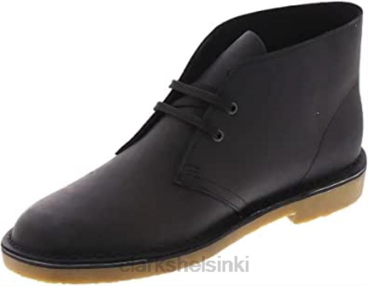 musta nahka clarks miesten bushacre 3 chukka saappaat Clarks miehet 2DHN16 musta nahka