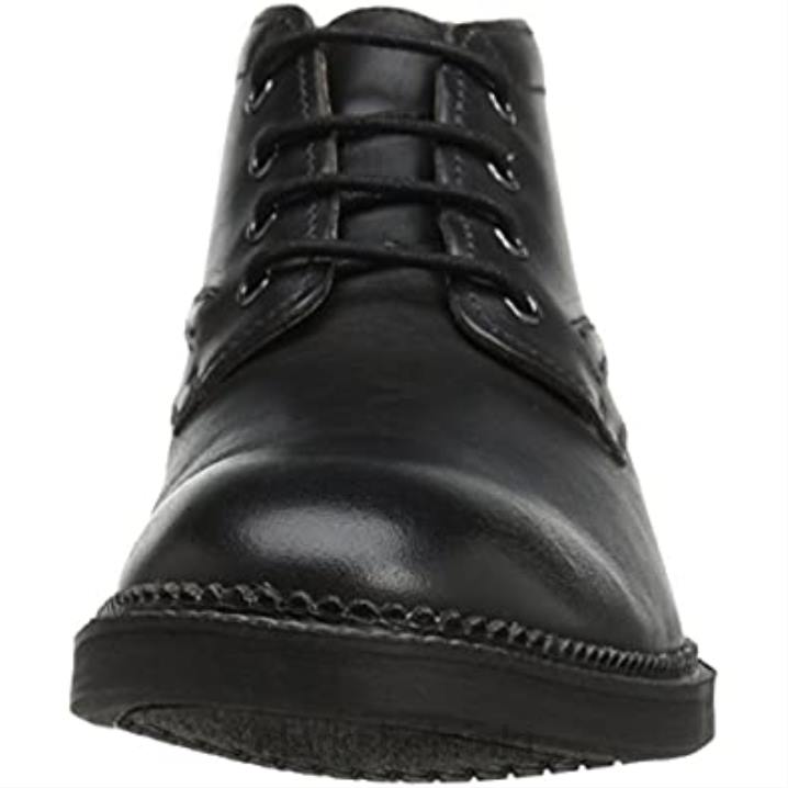 musta nahka clarks miesten bushwick mid chukka saappaat Clarks miehet 2DHN2416 musta nahka