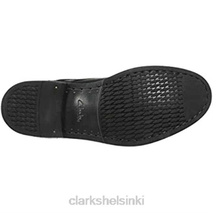 musta nahka clarks miesten bushwick mid chukka saappaat Clarks miehet 2DHN2416 musta nahka