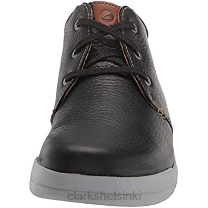 musta nahka clarks miesten driftway mid chukka saappaat Clarks miehet 2DHN1131 musta nahka