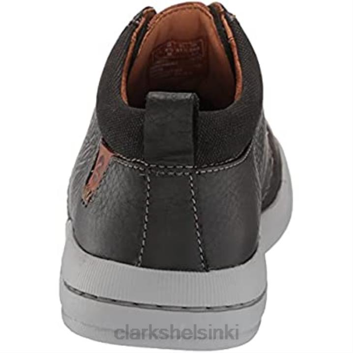 musta nahka clarks miesten driftway mid chukka saappaat Clarks miehet 2DHN1131 musta nahka