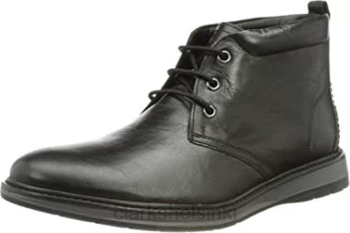 musta nahka miesten chantrydesert mustat chukka saappaat clarks Clarks miehet 2DHN2364 musta nahka