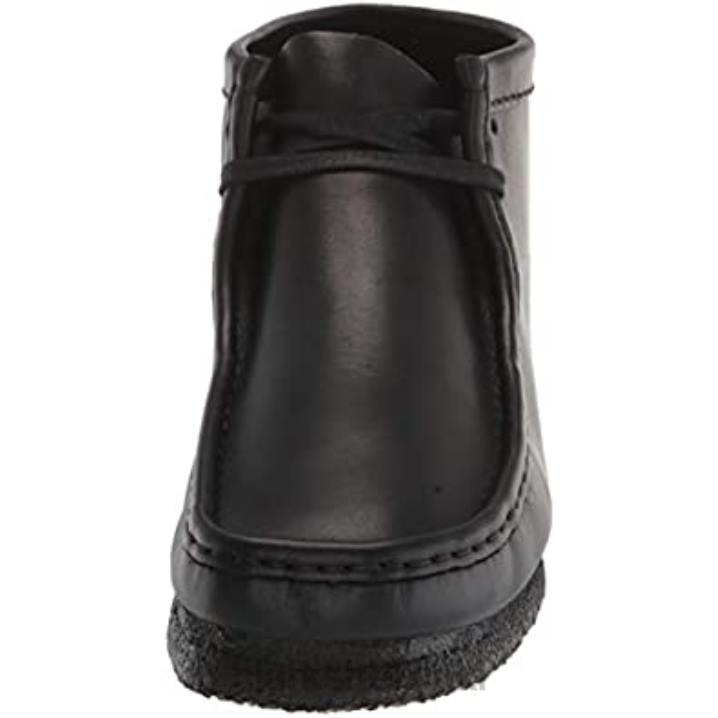 musta nahka miesten wallabee boot chukka vanhempi clarks Clarks miehet 2DHN2460 musta nahka