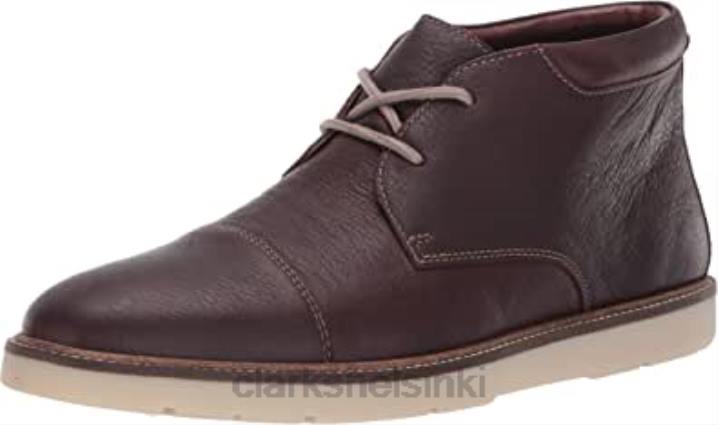 miesten grandtop classic-saappaat clarks tummanruskea tummutettu nahka Clarks miehet 2DHN2479 tummanruskeaa tummanruskeaa nahkaa